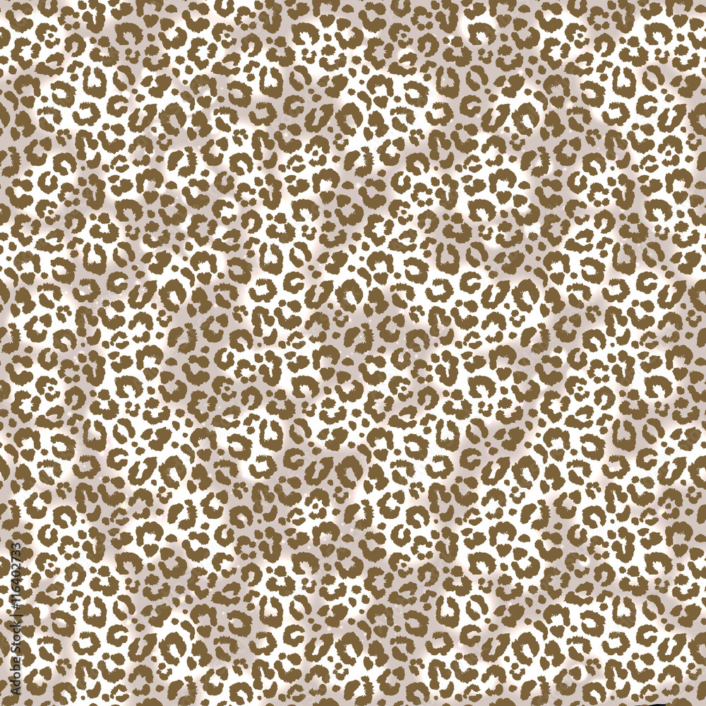 Fototapeta premium Seamless leopard pattern. Vector.