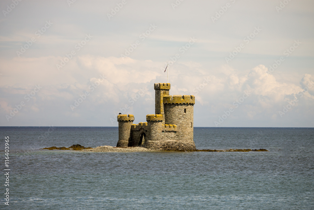 the Tower of Refuge in Douglas bay the Isle of Man