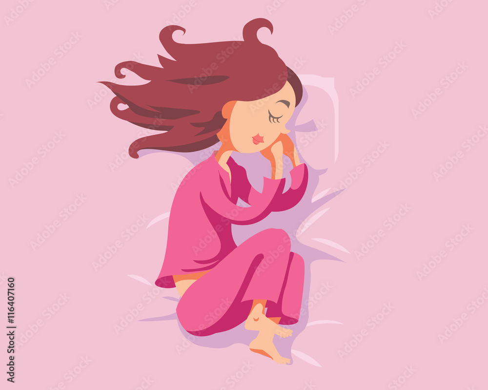 poster to world sleep day with sleeping brunette girl on pink p poster to world sleep day with sleeping brunette girl on pink p