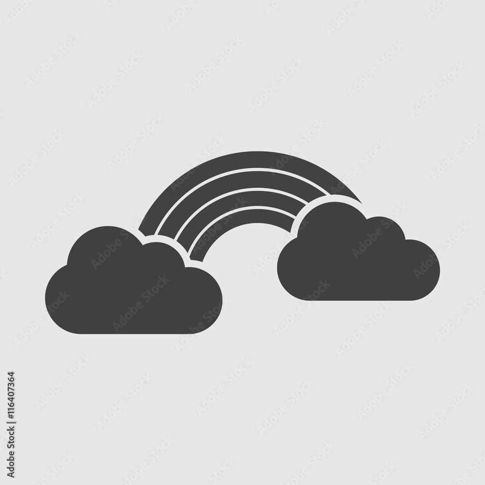 Rainbow icon illustration isolated vector sign symbol Rainbow icon illustration isolated vector sign symbol