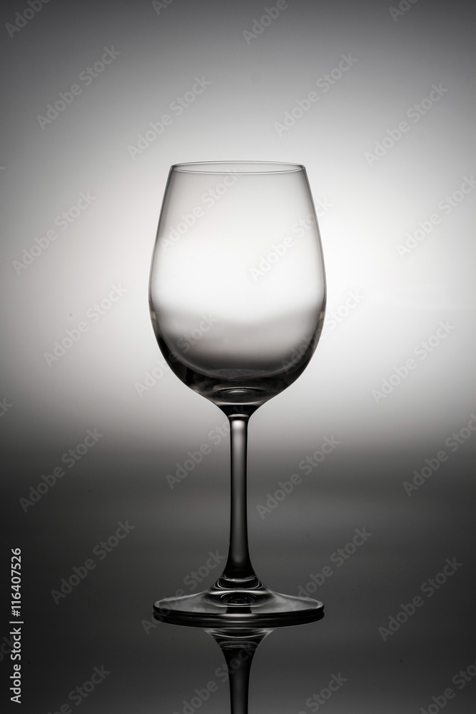 Single empty brandy glass Single empty brandy glass