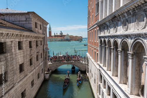 Venise vue depuis le pont des soupirs
