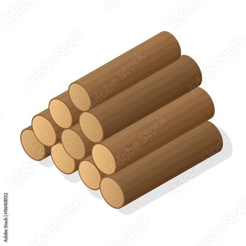 Stack of firewood.