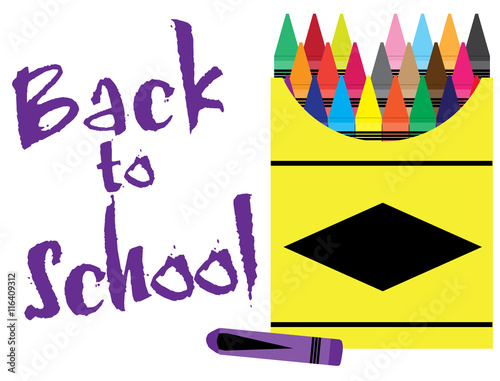 Back to School purple
