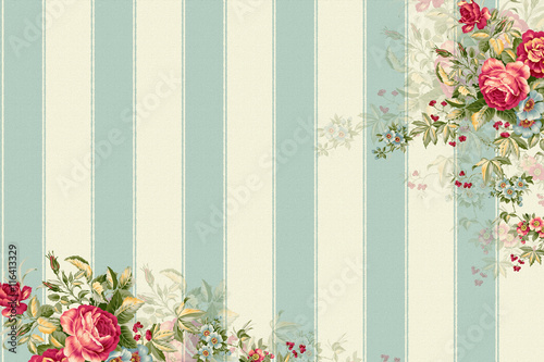 Vintage backgrounds with roses