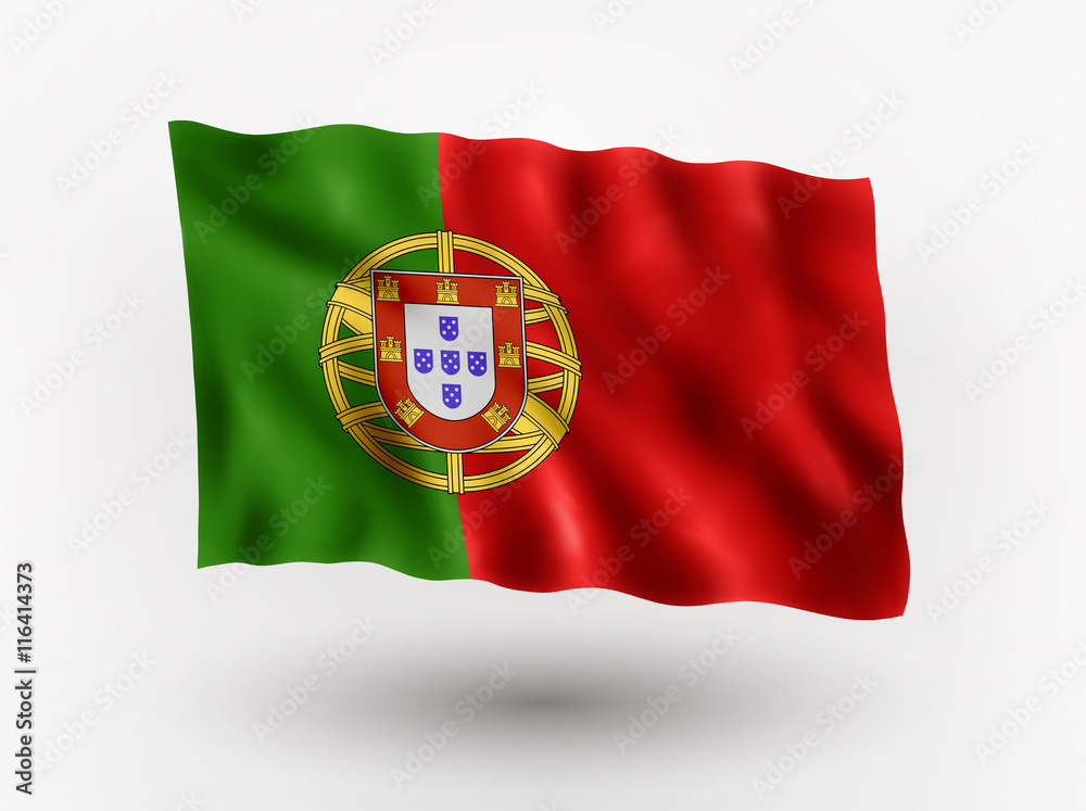 Fototapeta premium Flag of Portugal.