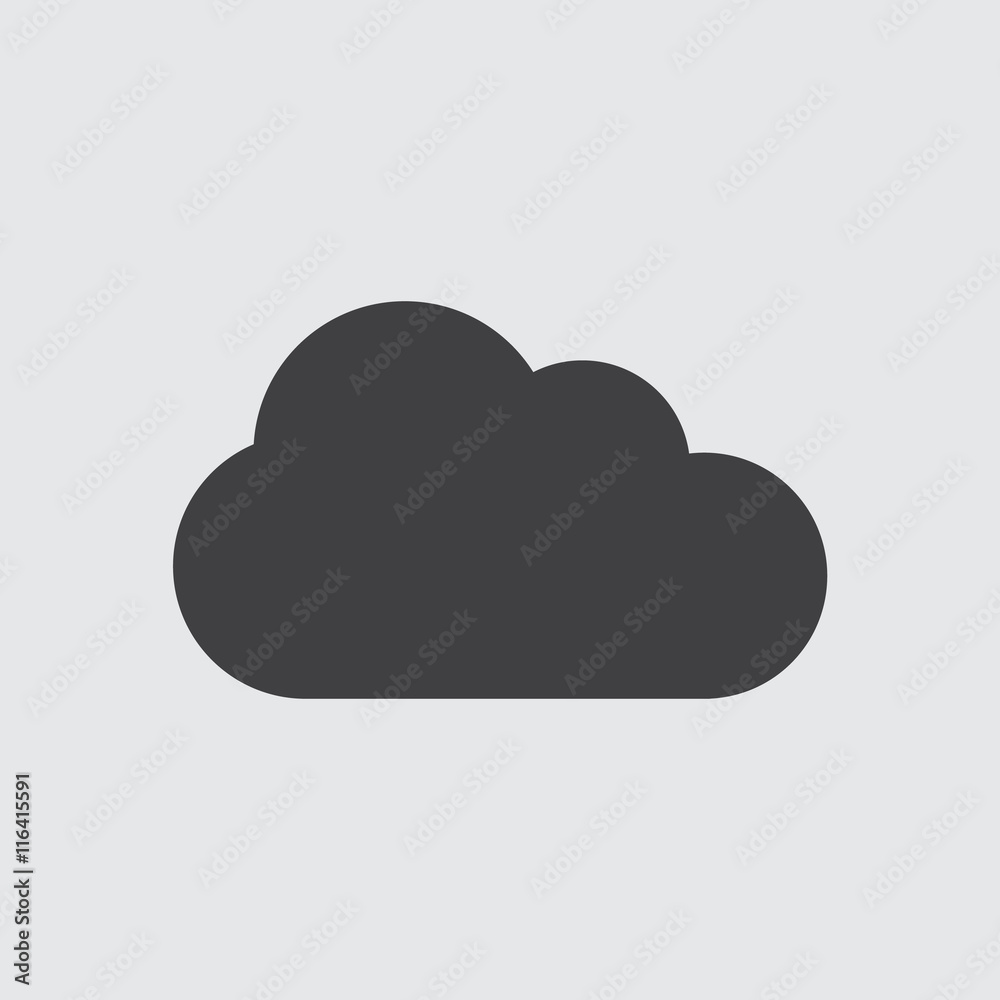 Cloud icon, Vector Cloud icon eps10. Cloud icon, Vector Cloud icon eps10.