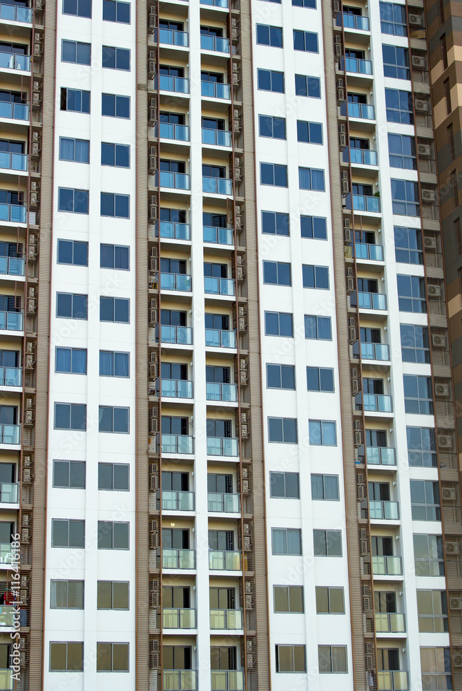 apartment windows pattern