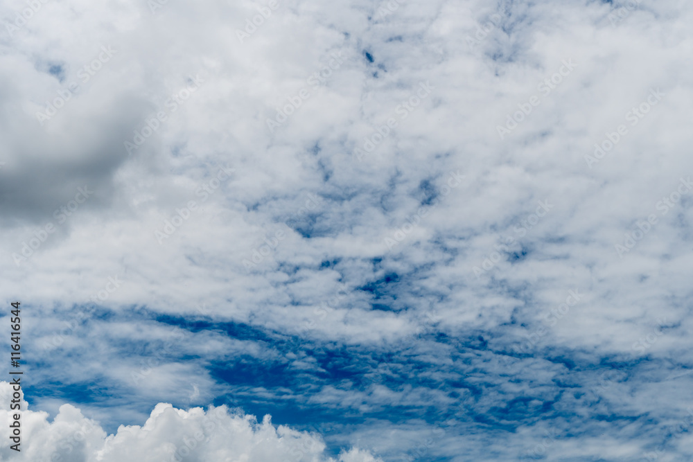 Obraz premium White cloud with Blue sky