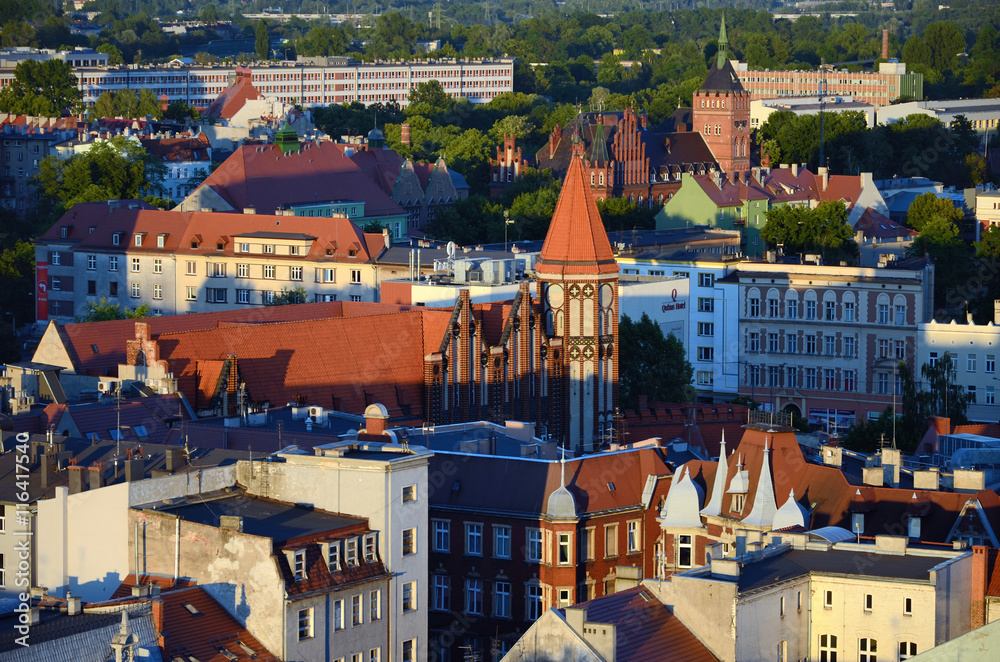View of the Gliwice in Poland