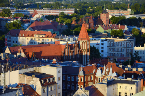 Obraz na płótnie View of the Gliwice in Poland w salonie