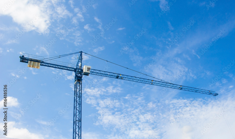 the construction Crane the construction Crane