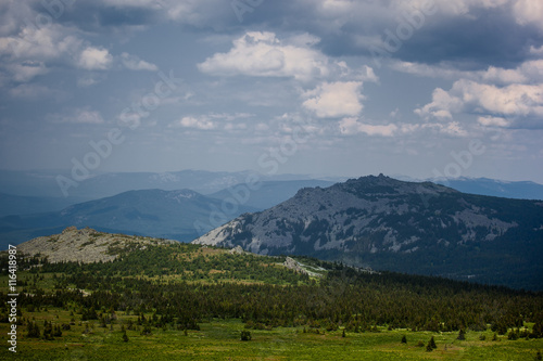 view of the mountains