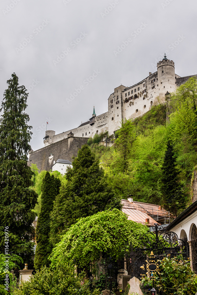 Hohensalzburg Castle (Festung Hohensalzburg). Salzburg, Austria.