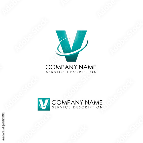 Logo compañia V / Plantilla empresarial