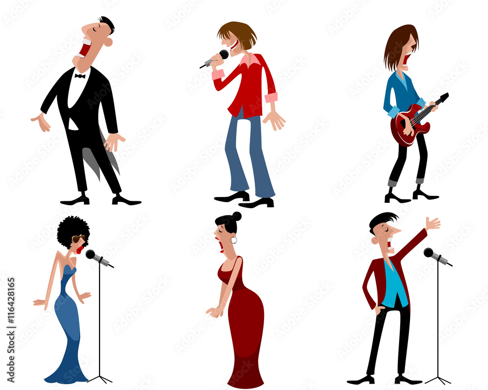 Six person of artists Six person of artists