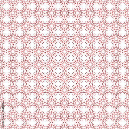 Fine vector small geometric patterns on white background.
