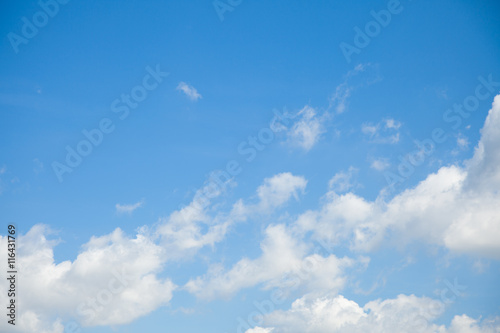 blue sky with cloud  concept of hope  new start  Fresh