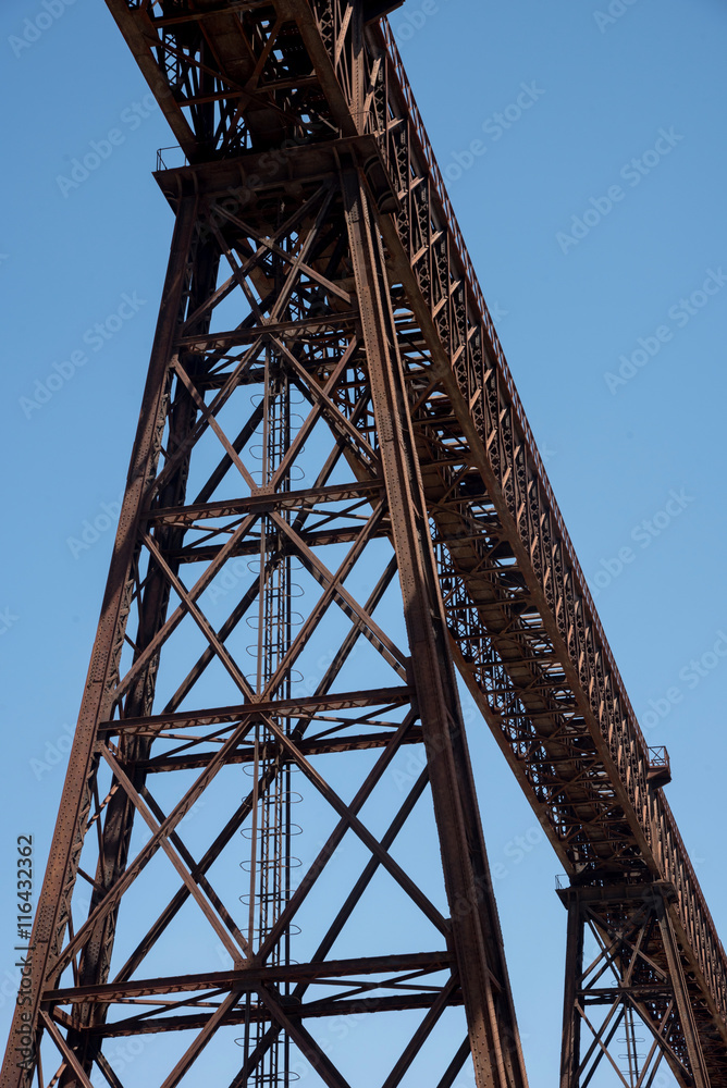 The Hacho Bridge, designed by Gustave Eiffel is located between Alamedilla and Guadalhortuna, Andalusia The Hacho Bridge, designed by Gustave Eiffel is located between Alamedilla and Guadalhortuna, Andalusia