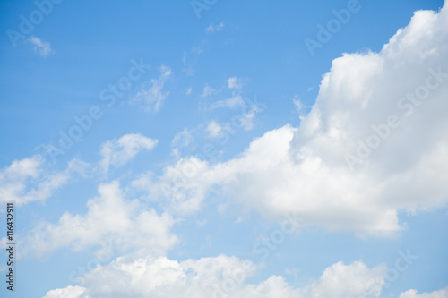 blue sky with cloud  concept of hope  new start  Fresh