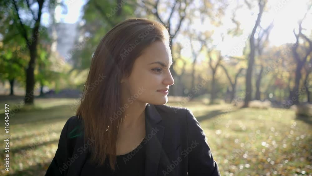 Beautiful young women enjoying colorful autumn park. happiness lifestyle scene Beautiful young women enjoying colorful autumn park. happiness lifestyle scene