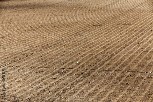 plowed agricultural field