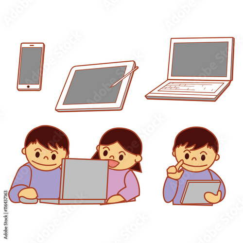 子ども　ICT機器