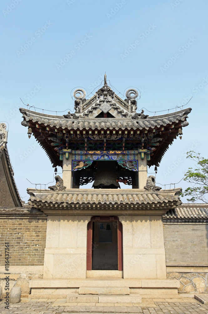 Chinese temples bell tower