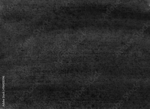 Canvas Print The texture of a sheet of paper painted with black paint