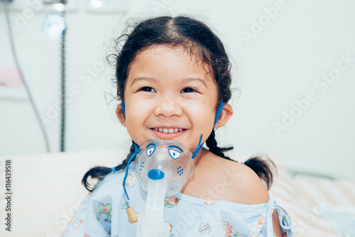 Sick children in hospital