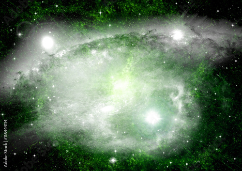 galaxy in a free space