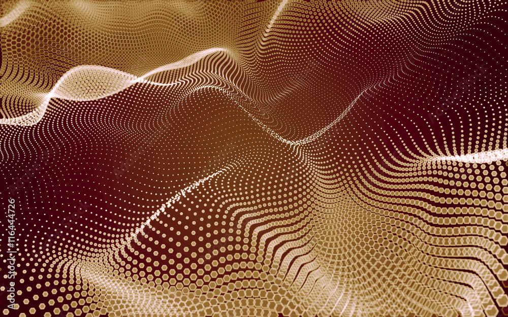Abstract polygonal space low poly dark background, 3d rendering Abstract polygonal space low poly dark background, 3d rendering