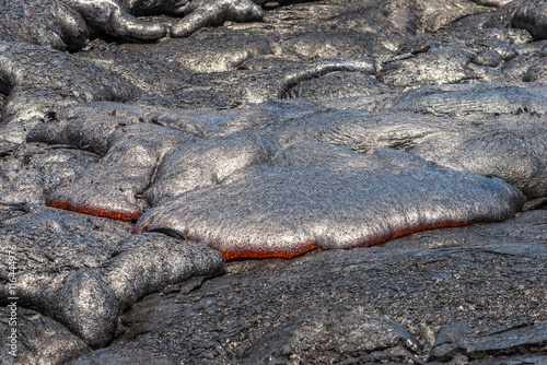 Obraz na płótnie Lava flow in lava field