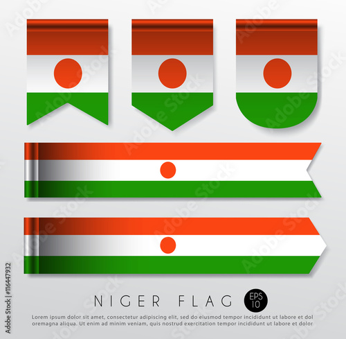 Free Download Set Of World Flag Ribbon Template : Vector Illustration - GFXLoad