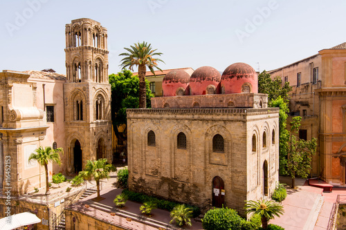 San Cataldo church in Palermo, Sicily. Italy. photo