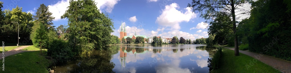 Lübeck Cathedral panorama