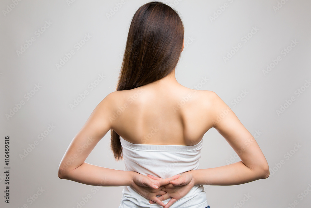 肩甲骨 若い女性 Stock Photo Adobe Stock 肩甲骨 若い女性 Stock Photo Adobe Stock