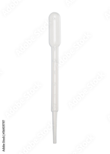 Plastic laboratory pipette