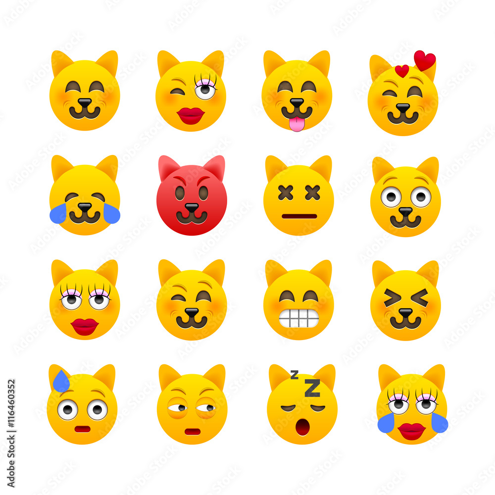 Cat Emoji. Cat Emoticons