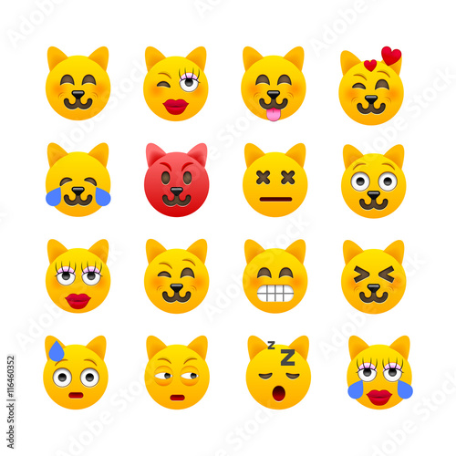 Cat Emoji. Cat Emoticons