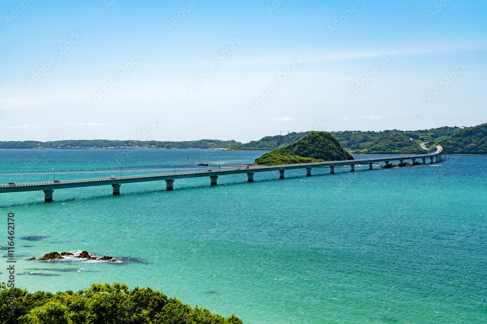 角島大橋 海土ヶ瀬公園 角島大橋 海土ヶ瀬公園