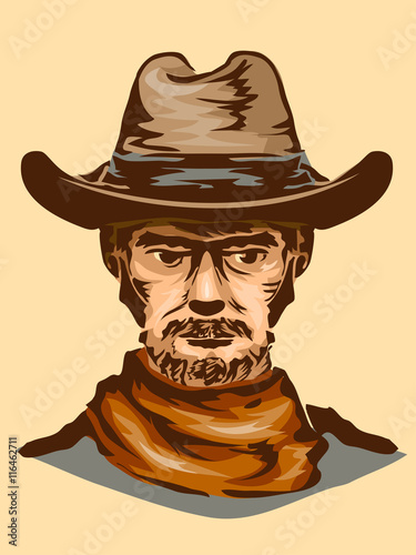 Portrait Man Cowboy