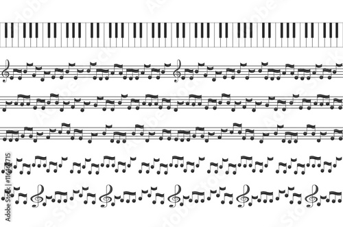 Musical pattern brushes