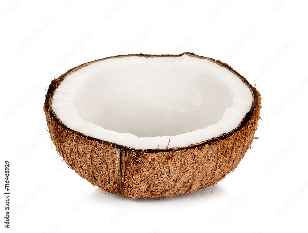 coconut isolated on the white background coconut isolated on the white background