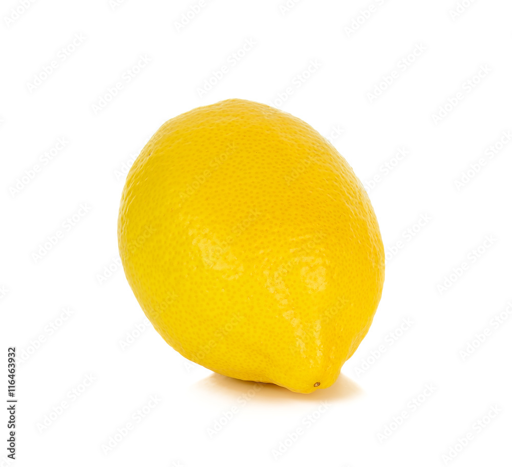 Yellow Lemon isolated on the white background Yellow Lemon isolated on the white background