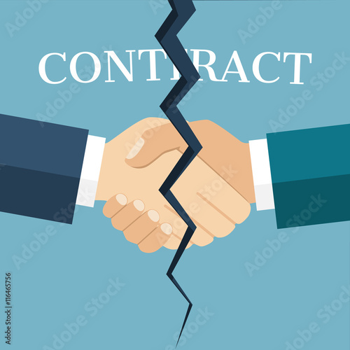 termination of contract vector