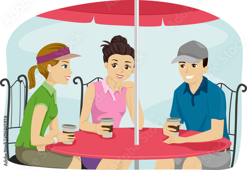 Friends Bonding Over Coffee