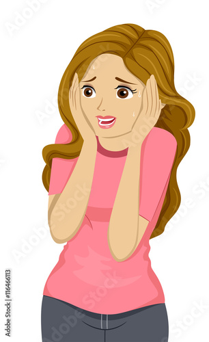 Teen Girl Afraid