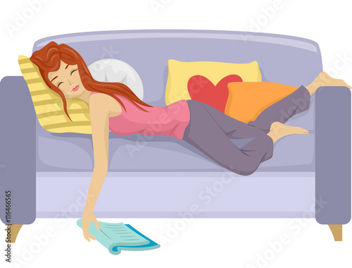 Teen Girl Sleeping