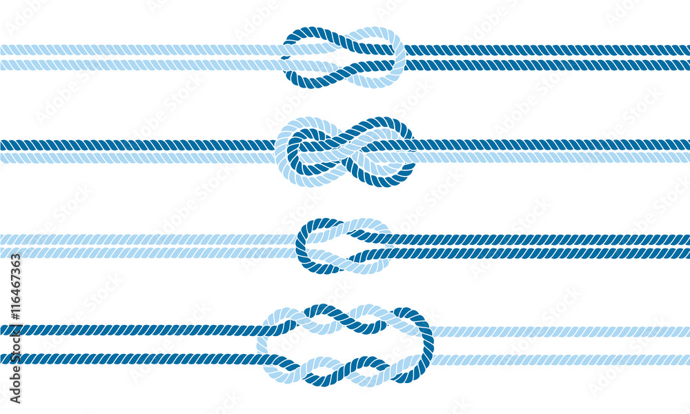 Sailor knot dividers set.